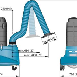 Filtercart Carbon dimensions
