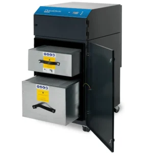 AD 1500 iQ with front open to filters