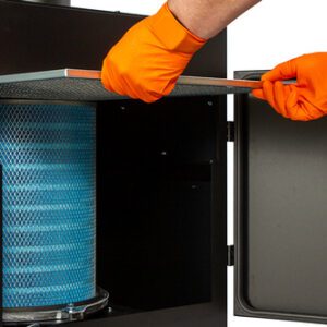 Pre filter (spark arrestor) for the Geovent Geogo Black W3